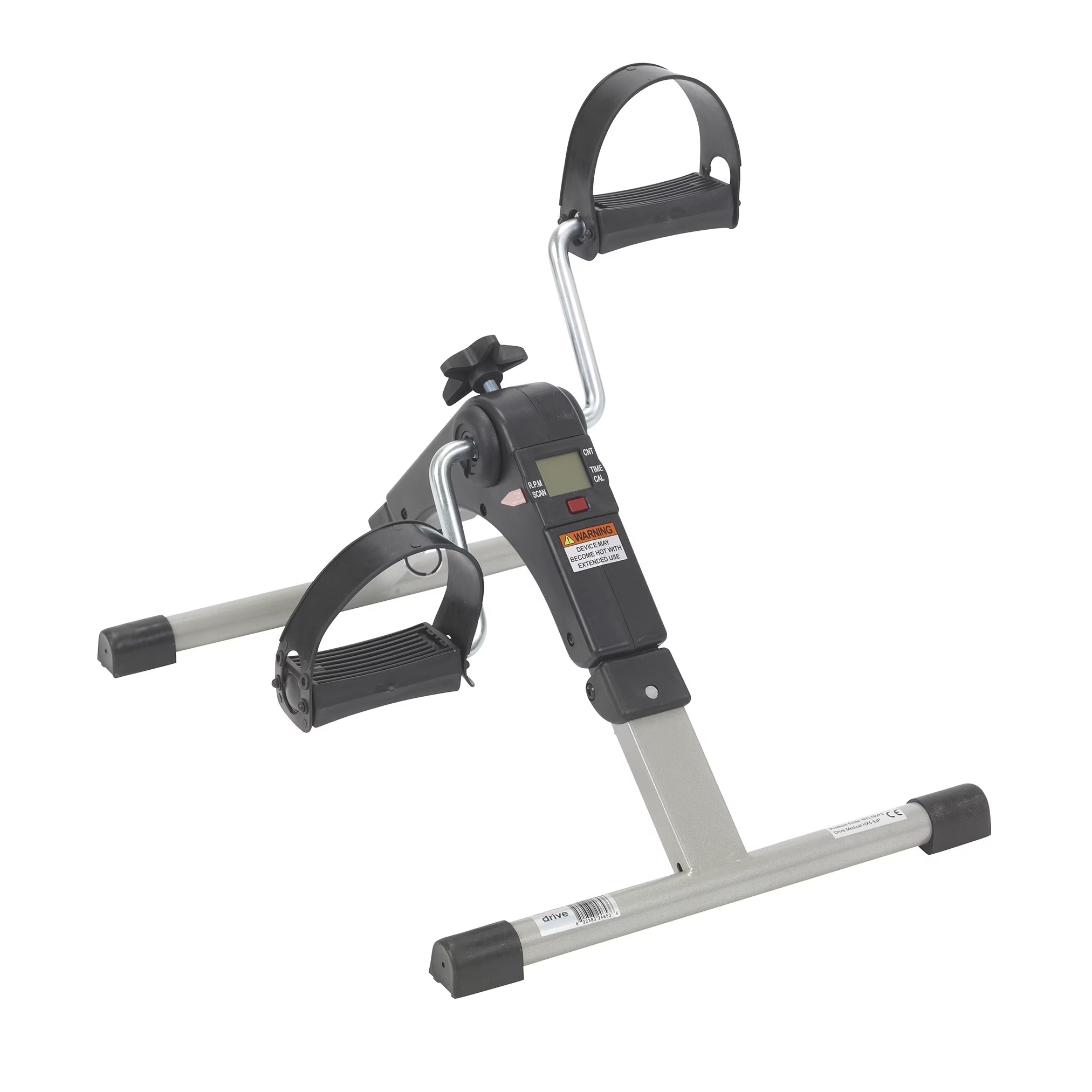 Folding Exercise Peddler with Electronic Display, Black F654021