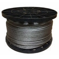 Stainless Steel Aircraft Cable Wire Rope 7x19 Type 304, 150 Feet H62050