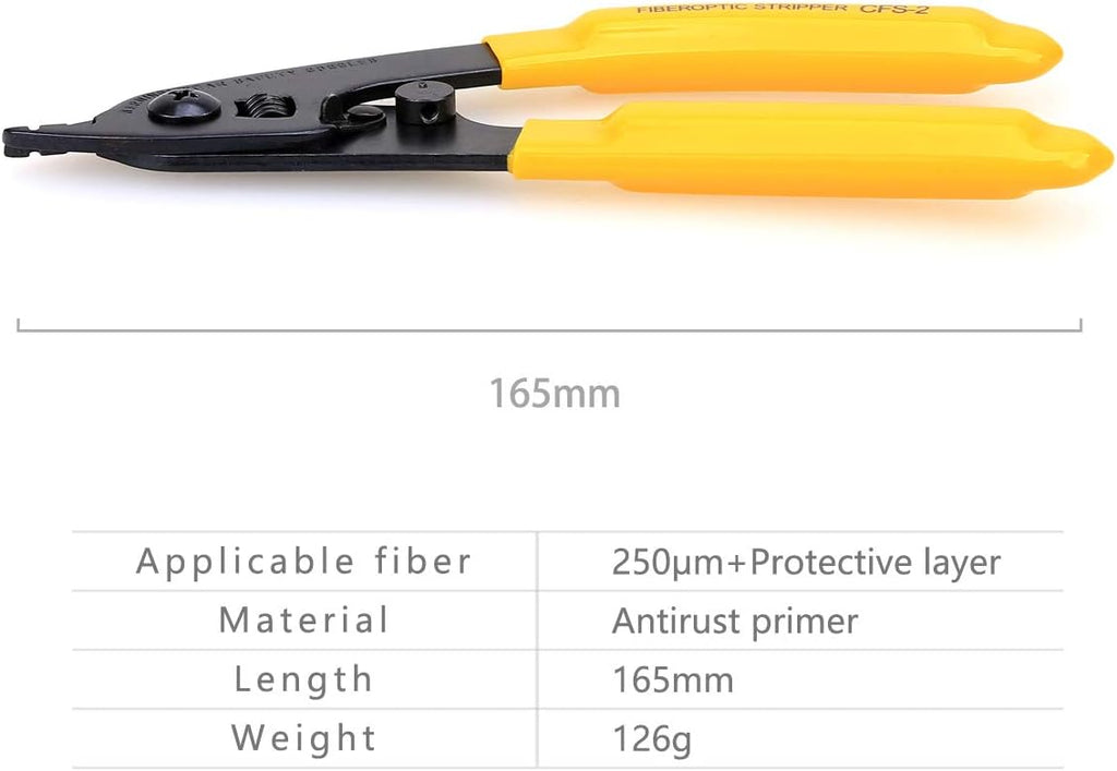 Optical Fiber Tool Kit with Fiber Optic Drop Cable Stripper, Pack of 2 C935366