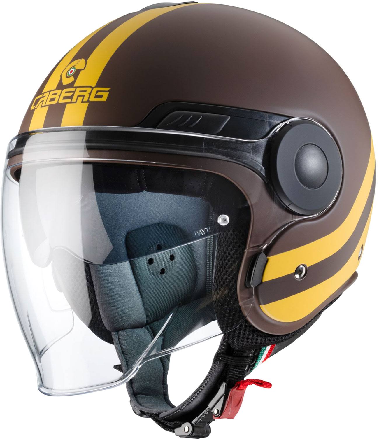 Matt Brown Yellow Size S Helmet E61781