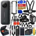 5.7K 360° Waterproof Touch Screen Action Camera 32GB Bundle A1431