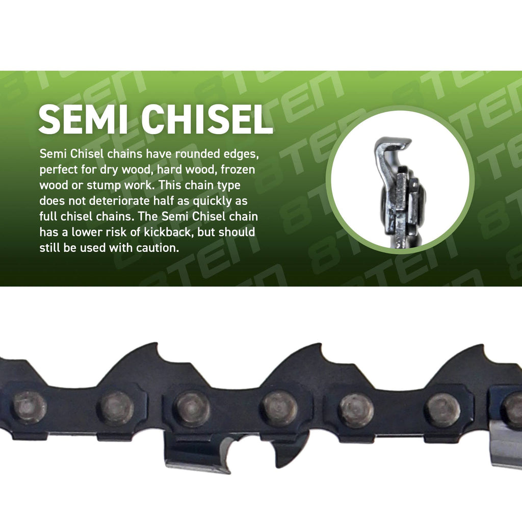 6 Pack 14 inch Chainsaw Chain 52 DL N466362
