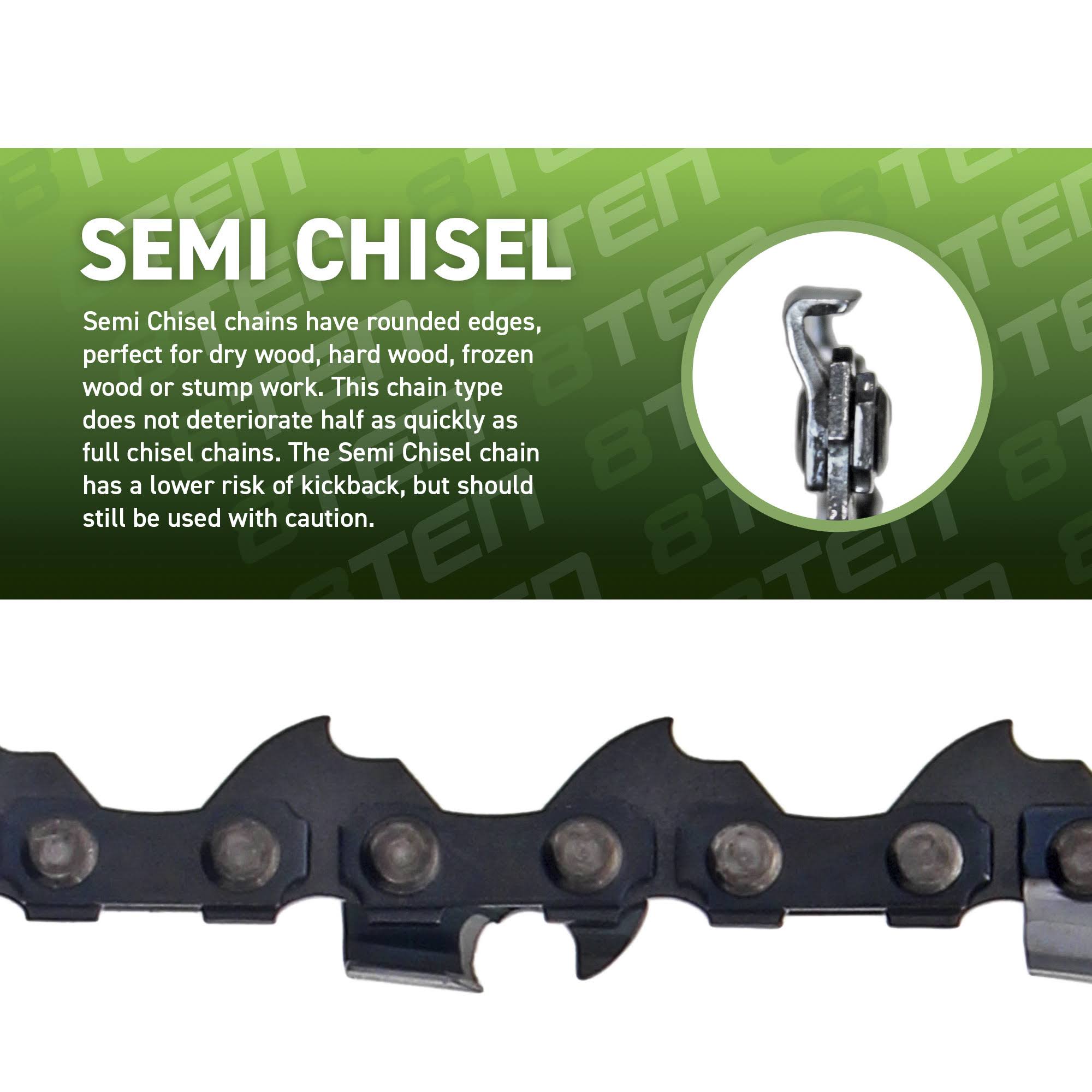 6 Pack 14 inch Chainsaw Chain 52 DL N466362