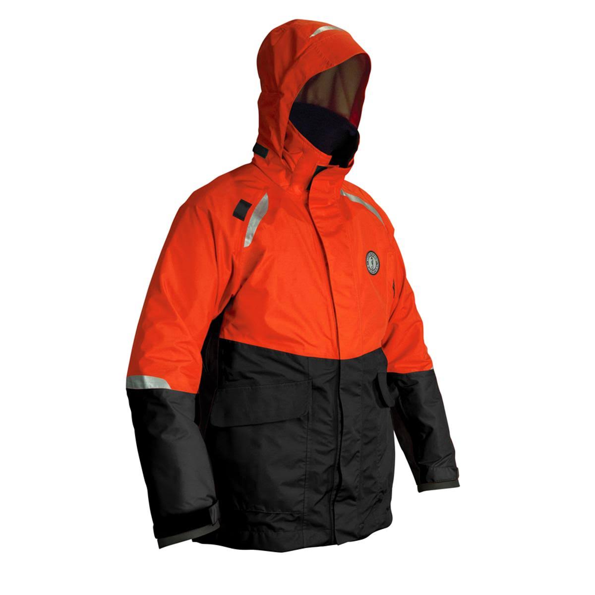 Medium Orange Black Coat Y54801