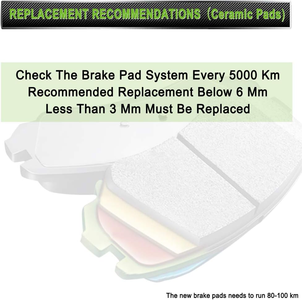 8pcs Ceramic Brake Pads Set I94739