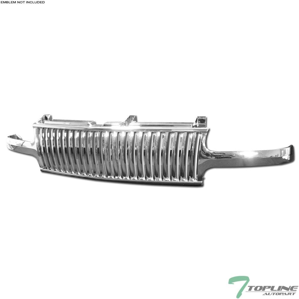 Chrome Vertical Front Grille for Chevy Silverado Tahoe Suburban F979
