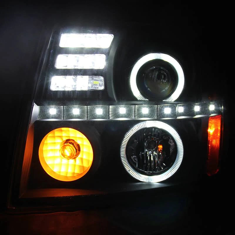 Black Halo Projector Headlights G7188