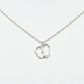 Apple Motif Necklace SV925 Silver U13310