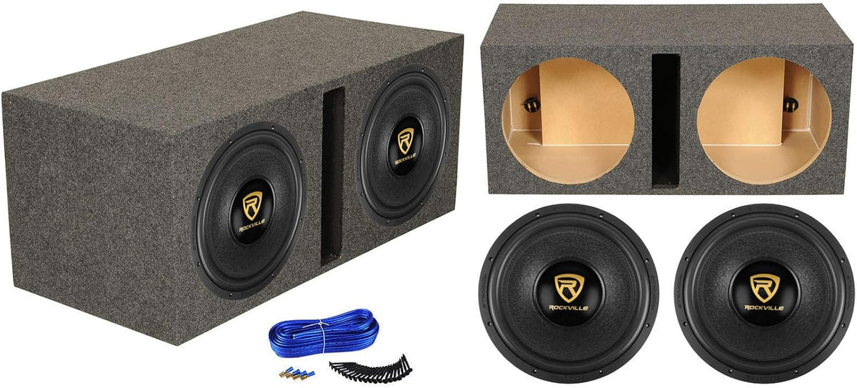 15" 10,000w Car Audio Subwoofers with Vented Sub Box Enclosure C173760