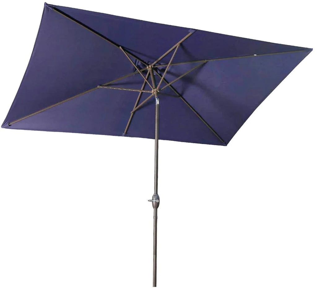 Navy Blue Outdoor Patio Umbrella with Stand H87983