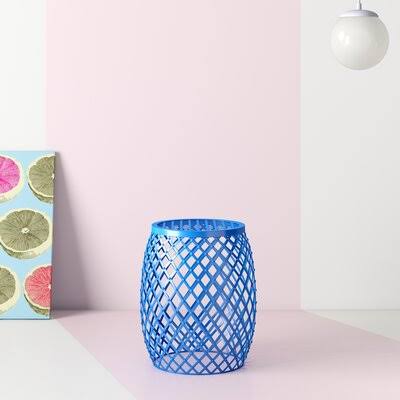 Blue Wire Round Stool G57850