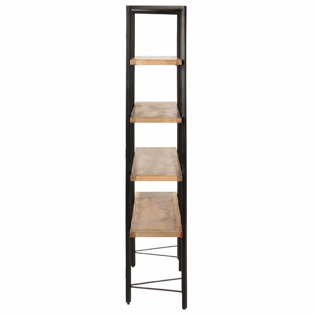 4-Tier Solid Mango Wood Bookcase C235