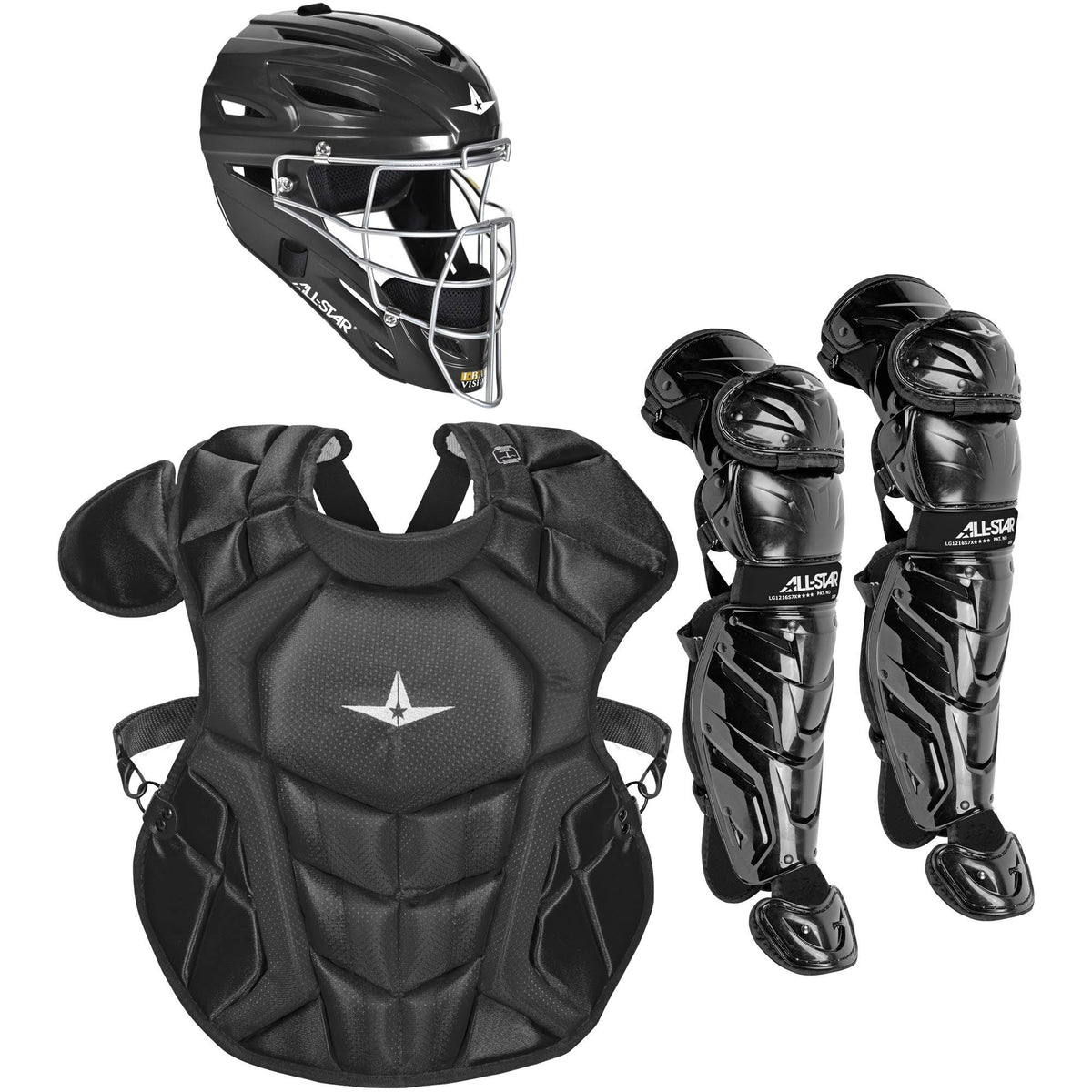Black Solid Catchers Set T46177