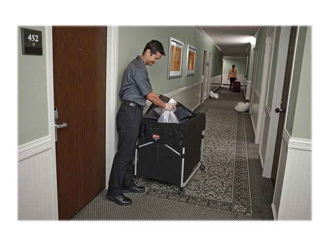 Black Vinyl Collapsible Trolley K904