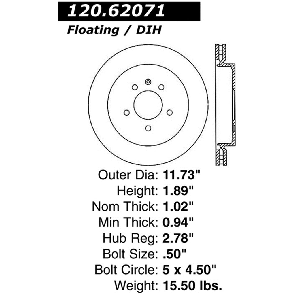 Drilled Sport Brake Rotor Z998919