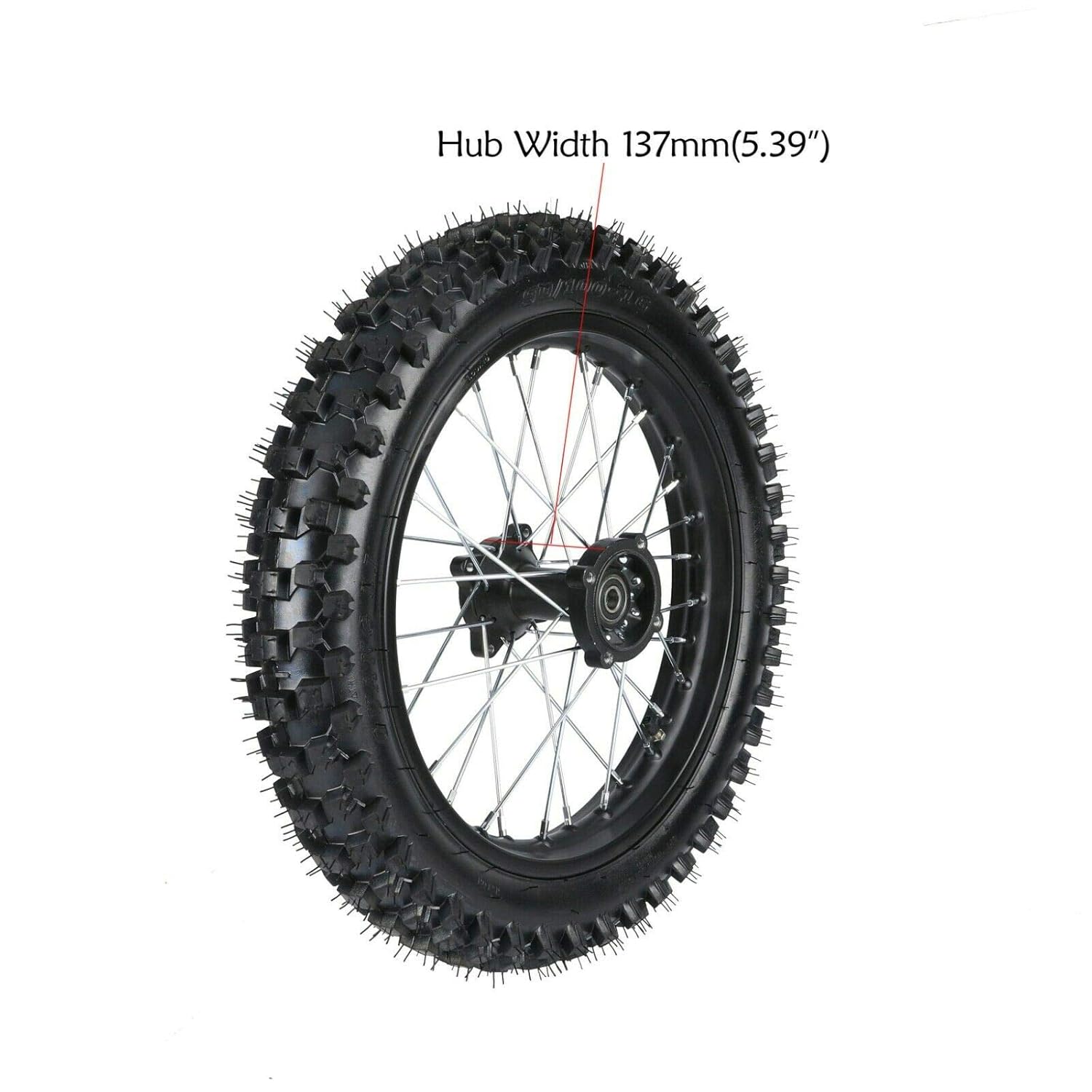 16" 90/100-16 Rear Wheel Tire Rim + 428 37T Sprocket for 110cc 125cc 140cc 150cc Dirt Bike P2033