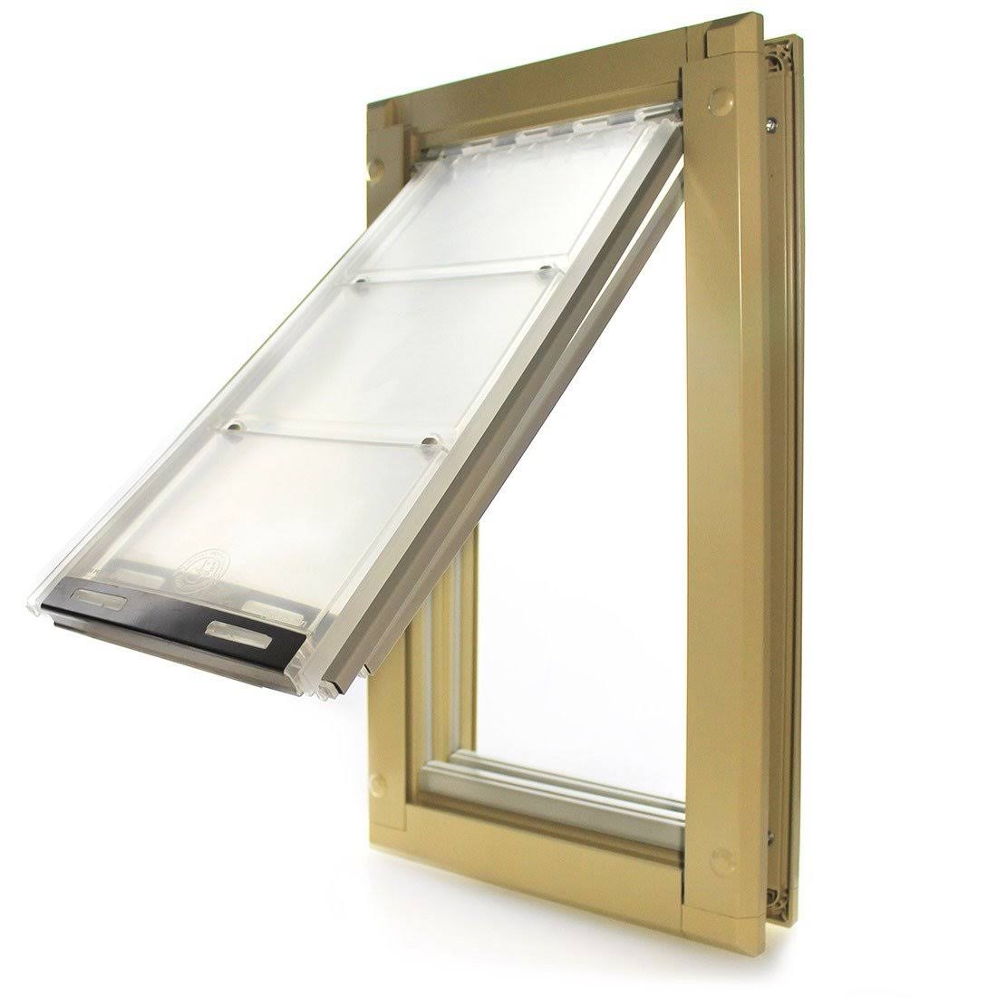 Tan Double Flap Pet Door R304325