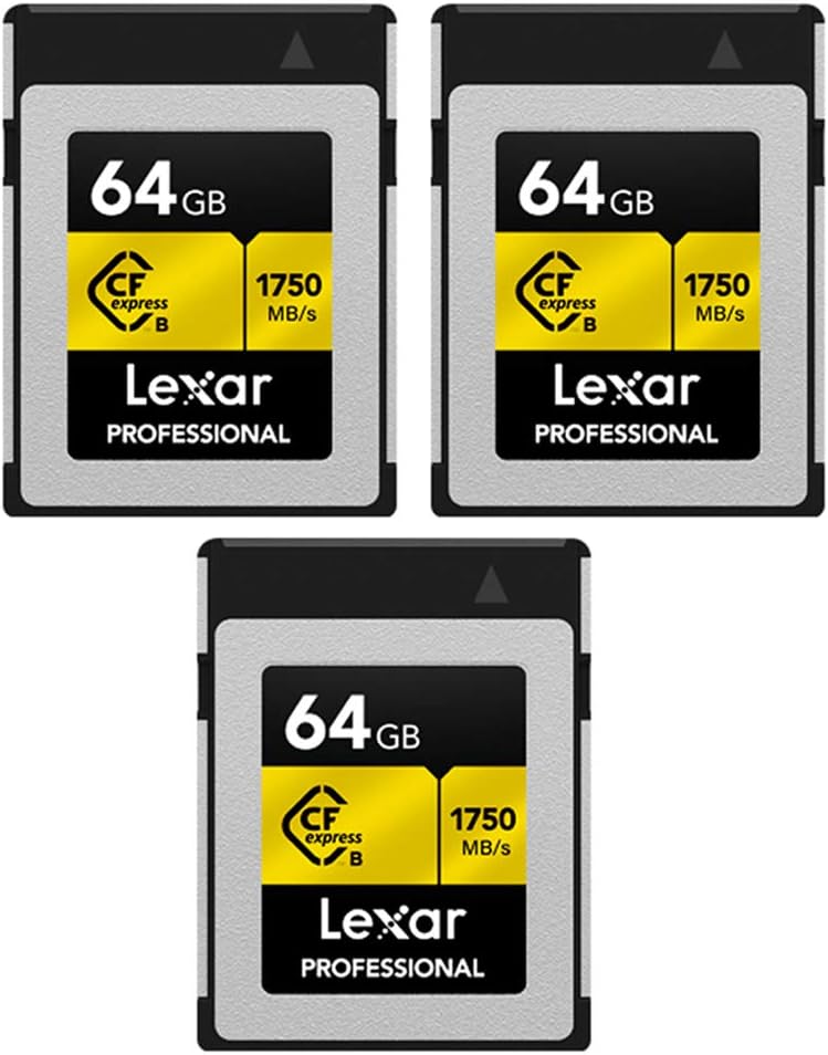 64 GB CFexpress Type B Memory Card 3 Pack H760937