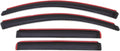4-Piece In-Channel Side Window Deflector for Nissan Titan Crew Cab V218