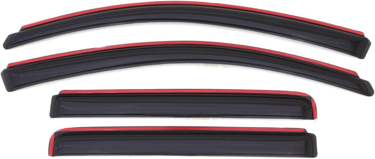 4-Piece In-Channel Side Window Deflector for Nissan Titan Crew Cab V218