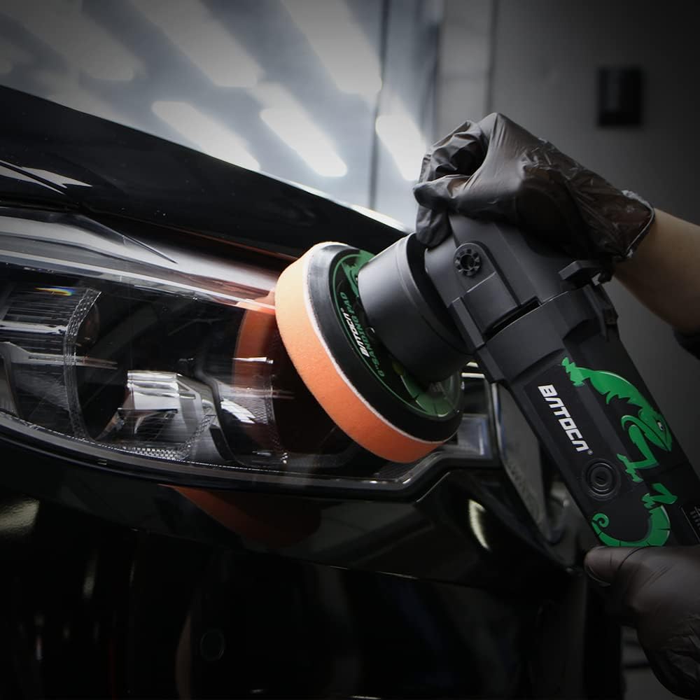 Dual Action Random Orbit Car Polisher, 6 inch, 6800 RPM R40412