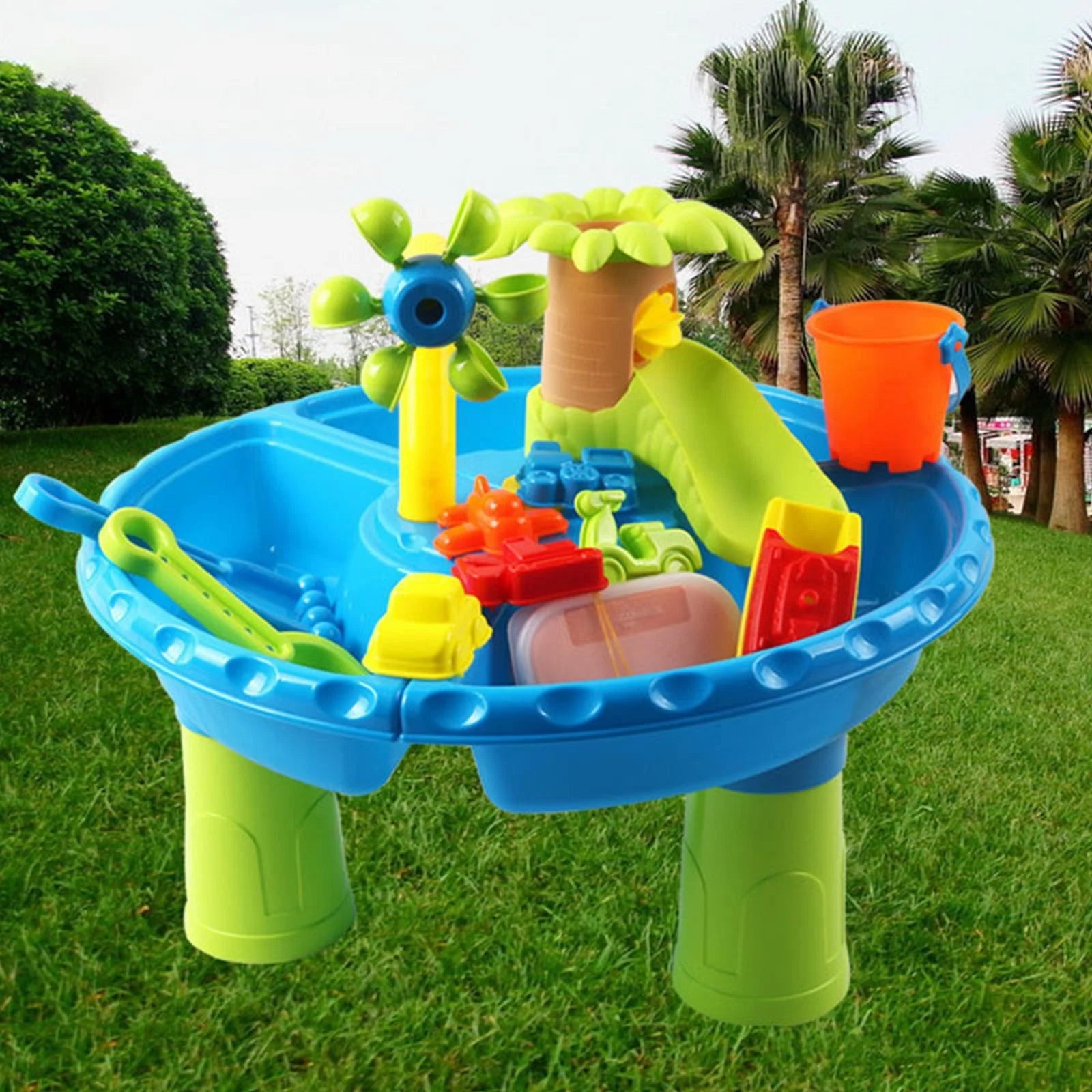 Splash Pond Water Table for Toddlers Outdoor Activity Sensory Table U591145
