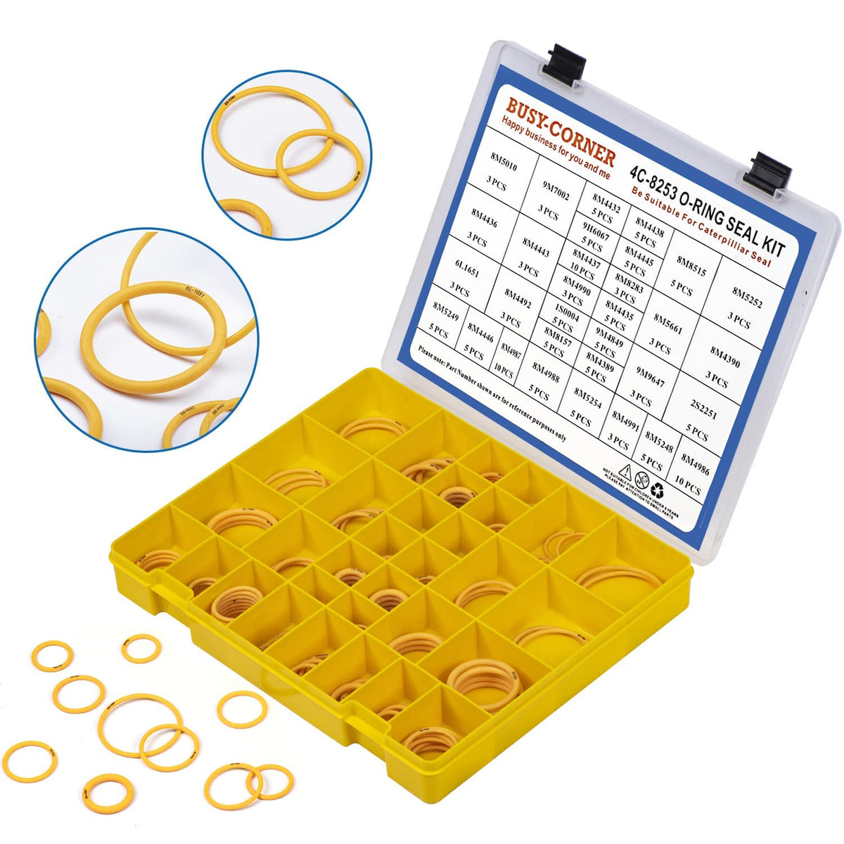 Silicone O-Ring Kit Assortment K419701