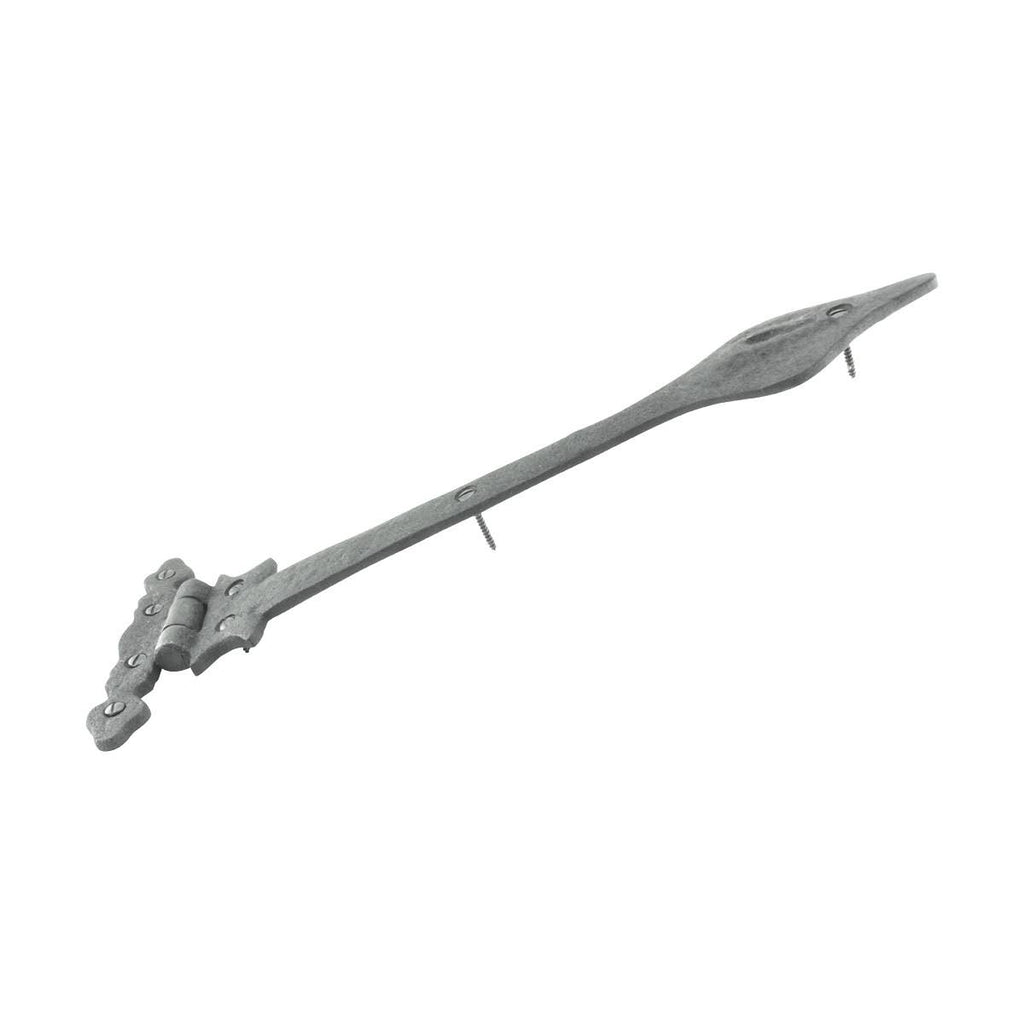 8 Strap Hinges Wrought Iron Spear Tip 11-3/4x22 Q140