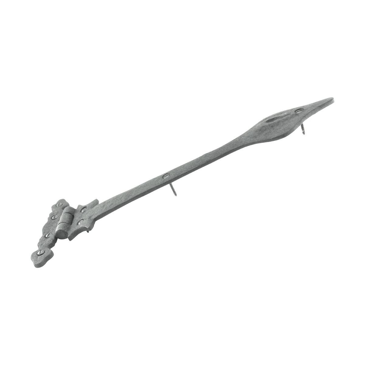 8 Strap Hinges Wrought Iron Spear Tip 11-3/4x22 Q140