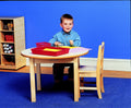 Round Laminate Top Wood Table E762357