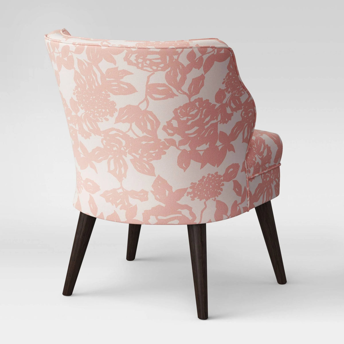 Pink Rose Mid Century Armchair Z216