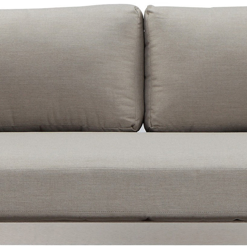 Gray Water Resistant Outdoor Sofa B8654