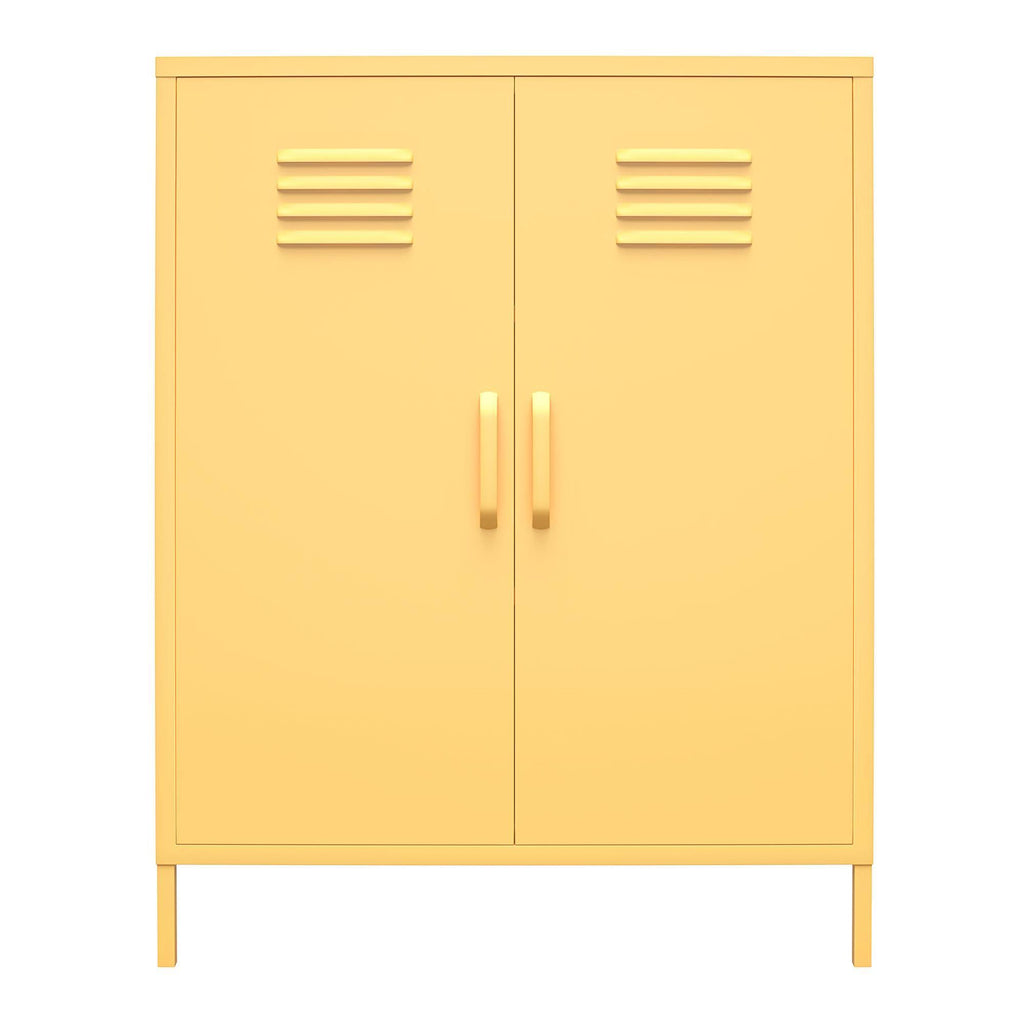 Yellow 2 Door Metal Storage Cabinet A6314