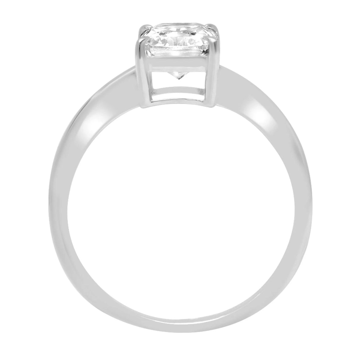 18k White Gold Simulated Alexandrite Ring U248