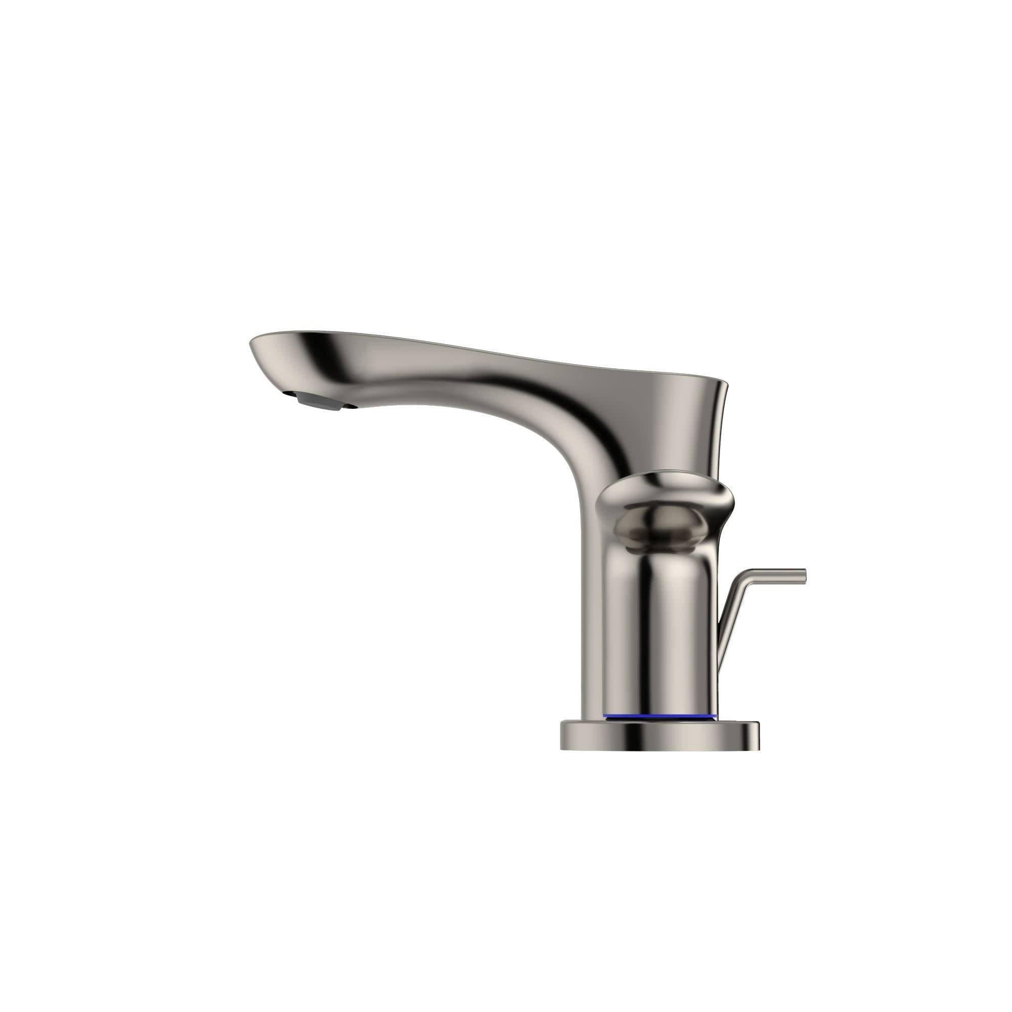 Two Handle Widespread Bathroom Sink Faucet, Polished Nickel J53037