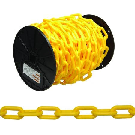 White Plastic Chain, 60 Foot C79417