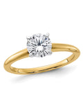 14K Yellow Gold Solitaire Engagement Ring Z218044