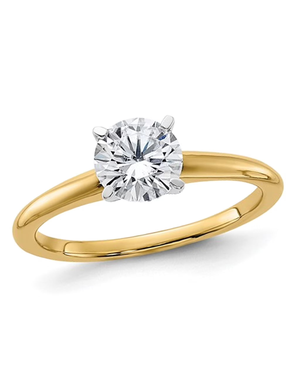 14K Yellow Gold Solitaire Engagement Ring Z218044