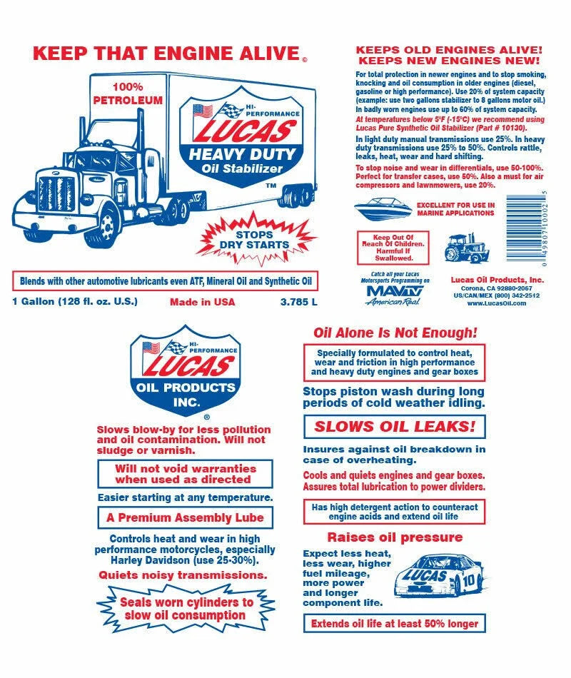 5 Gal Heavy Duty Oil Stabilizer X58906