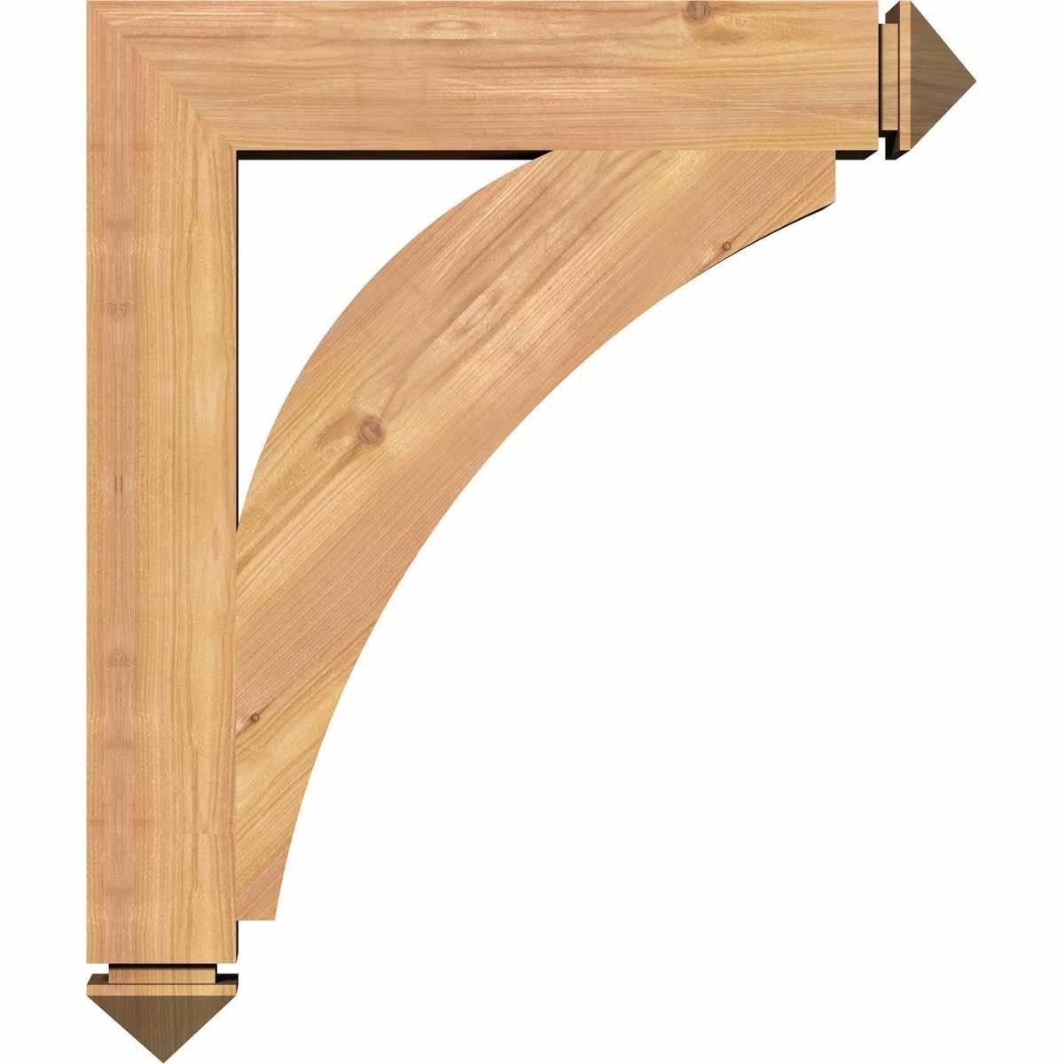 Western Red Cedar Smooth Bracket Z46423