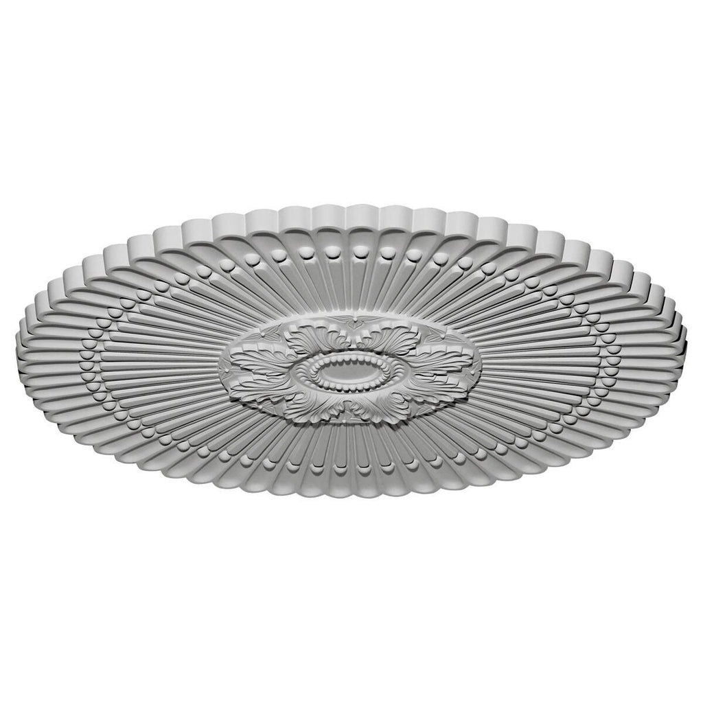 30x22OD x 1 1/4x22P Hand-Painted Ceiling Medallion K931929