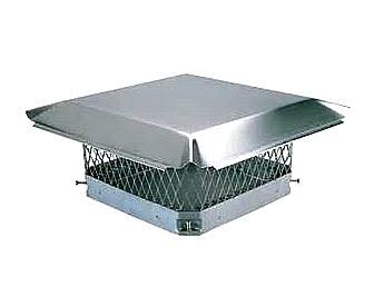 Stainless Steel Chimney Cap 18 x 18 inch Single Flue J6088