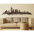 Violet 59in x 18in Cityscape Wall Decal F960