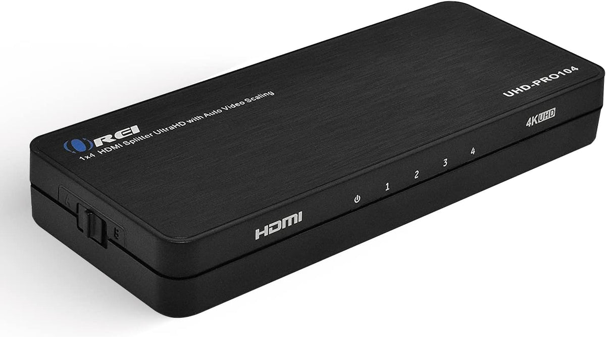 4K 1x4 HDMI Splitter with Down Scaler 4 Ports F904