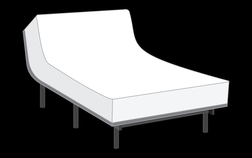 Adjustable Bed with Memory Foam Mattress M1776