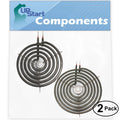 2-Pack 8 inch 6 Turns & 6 inch 5 Turns Surface Burner Elements S96993