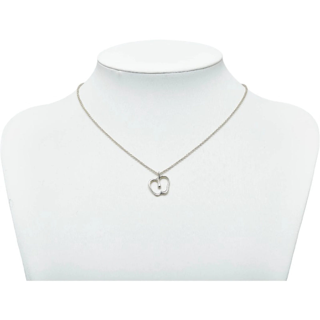 Apple Motif Necklace SV925 Silver U13310