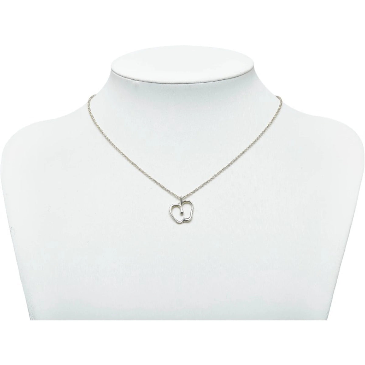 Apple Motif Necklace SV925 Silver U13310
