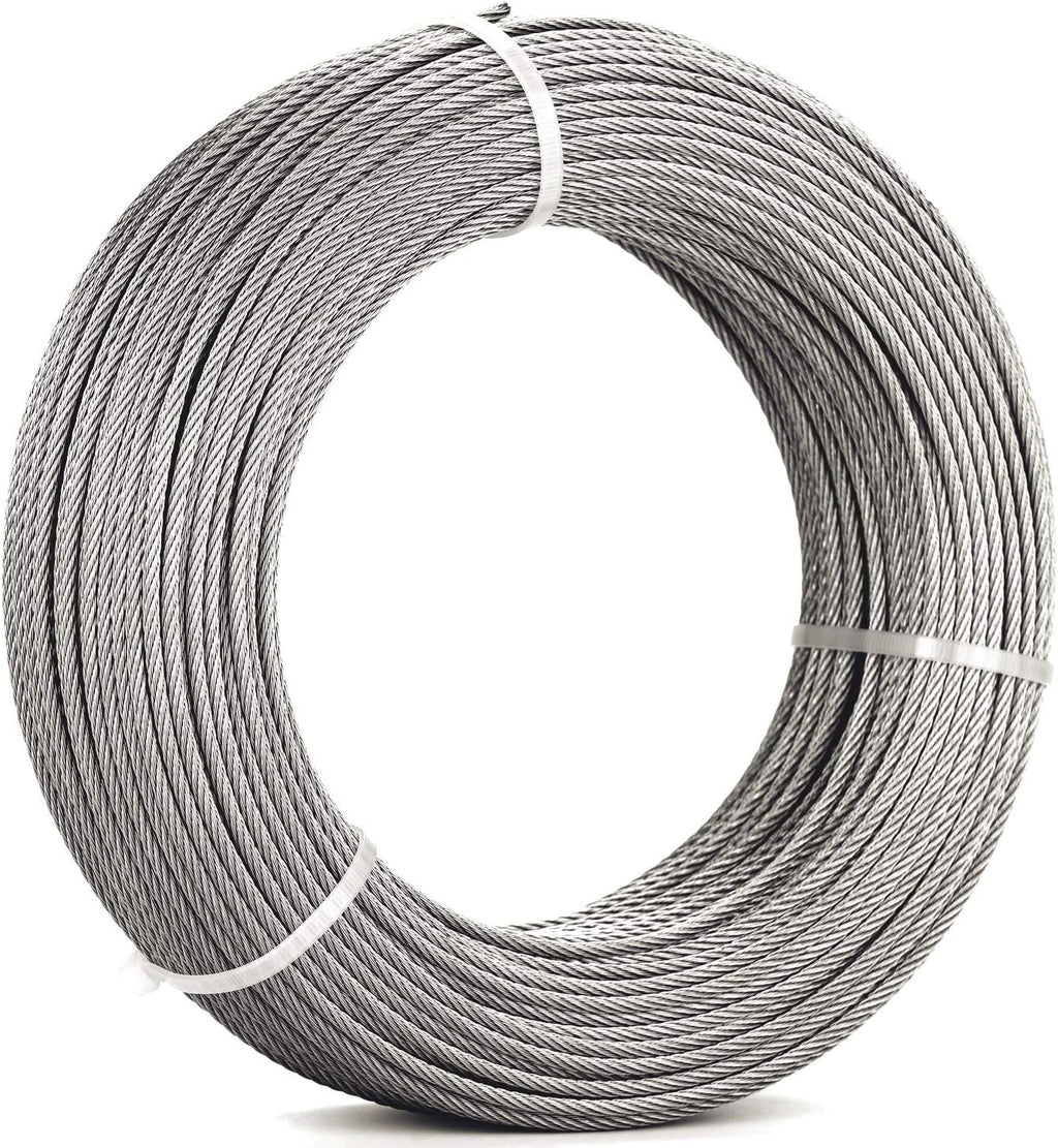 1/8 Stainless Steel Aircraft Wire Rope 500 Feet T 316 Marine Grade Cable Railing Kit K9429