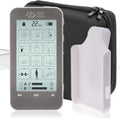 TENS Unit and EMS Combination Muscle Stimulator with 2 Channels, 12 Modes, Belt Clip and Protective Hard Travel Case G8491